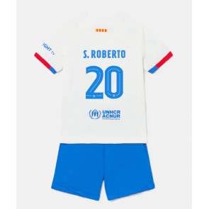 Maillot de foot Barcelona Sergi Roberto #20 Extérieur enfant 2023-24 Manches Courte (+ pantalon court)
